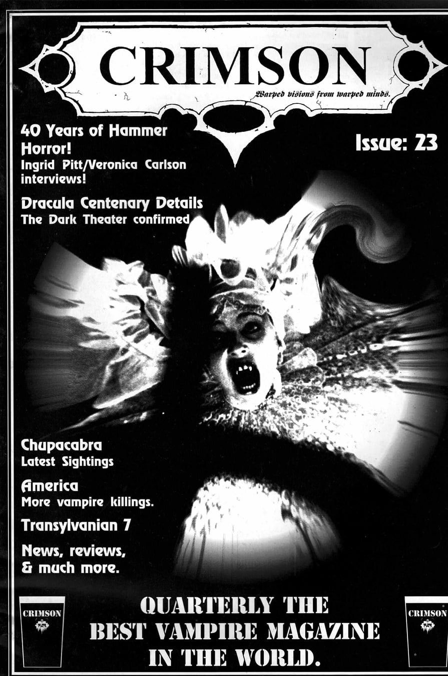 CRIMSON magazine side cover Issue 23  