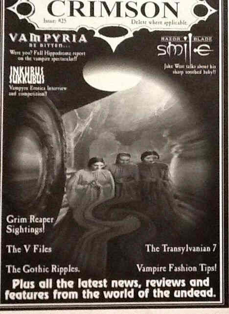 CRIMSON magazine side cover Issue 25  