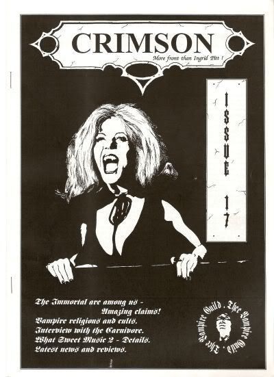 CRIMSON magazine side cover Issue 17  1995