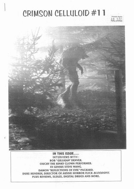 CRIMSON CELLULOID magazine side cover Issue 11  