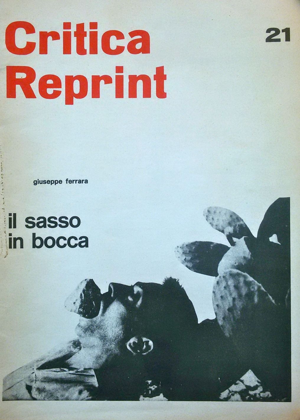 CRITICA REPRINT magazine side cover Issue 21  January 1971