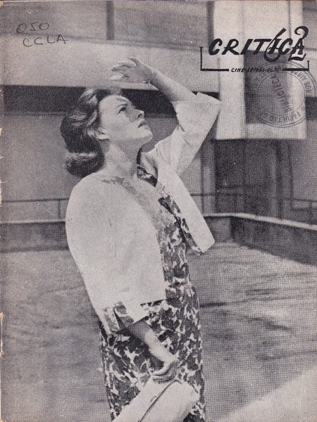 CRITICA (AR) magazine side cover Issue 1  June 1962