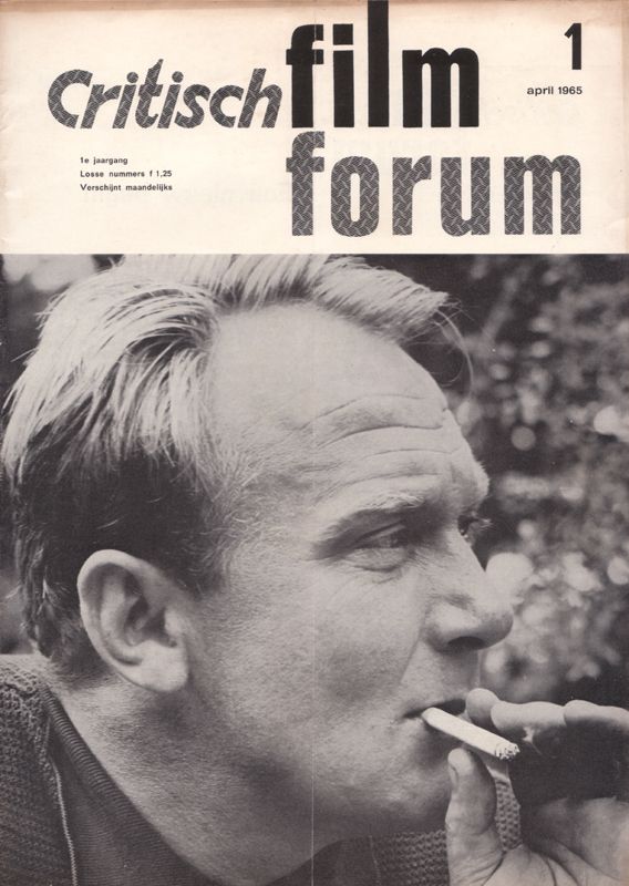 CRITISCH FILMFORUM magazine side cover Issue 1 April 1965