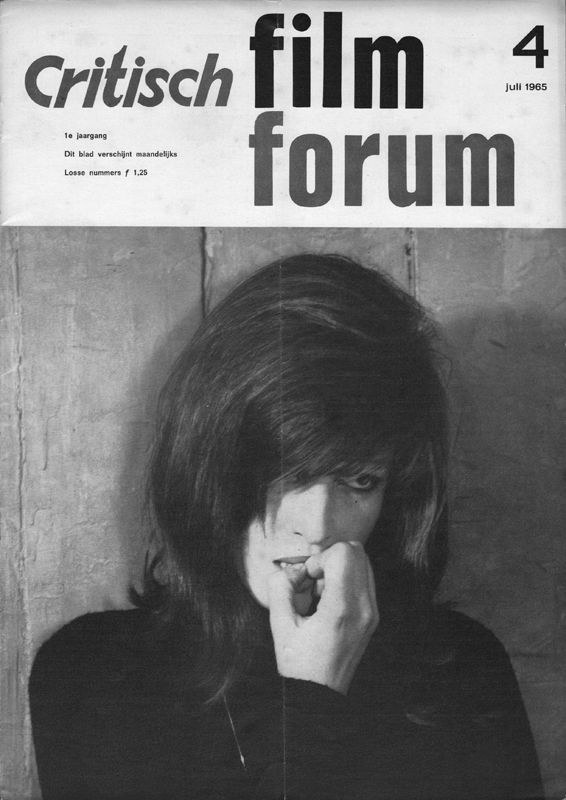 CRITISCH FILMFORUM magazine side cover Issue 4 July 1965