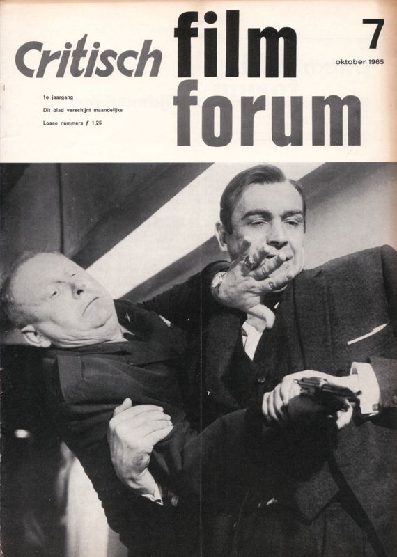 CRITISCH FILMFORUM magazine side cover Issue 7 October 1965