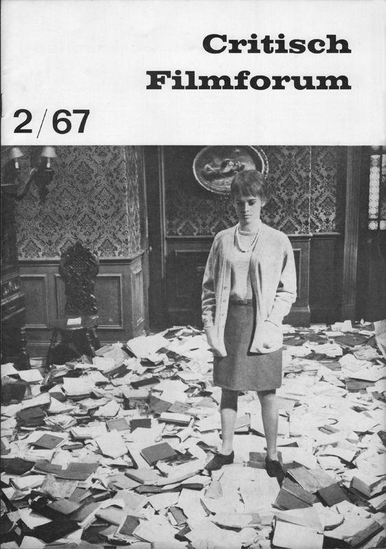CRITISCH FILMFORUM magazine side cover Issue 23 February 1967