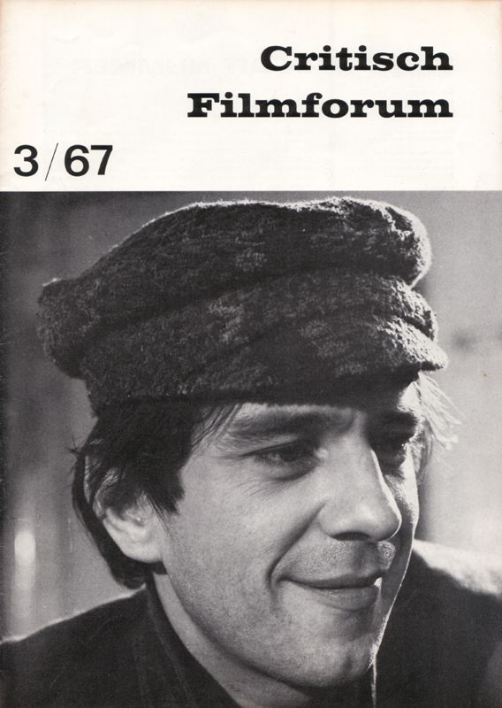 CRITISCH FILMFORUM magazine side cover Issue 24 March 1967