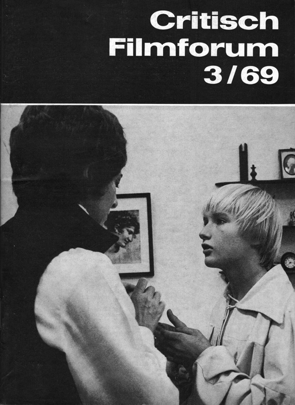 CRITISCH FILMFORUM magazine side cover Issue 46  March 1969