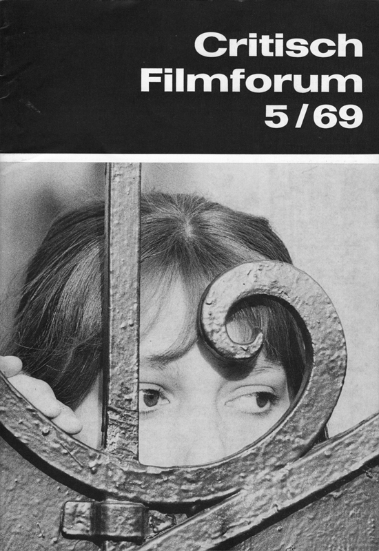 CRITISCH FILMFORUM magazine side cover Issue 48  May 1969