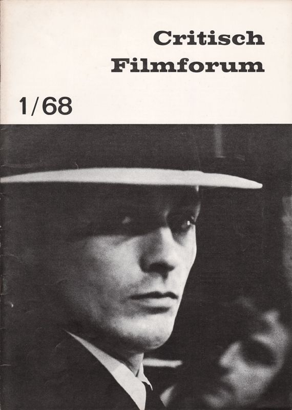 CRITISCH FILMFORUM magazine side cover  January 1968