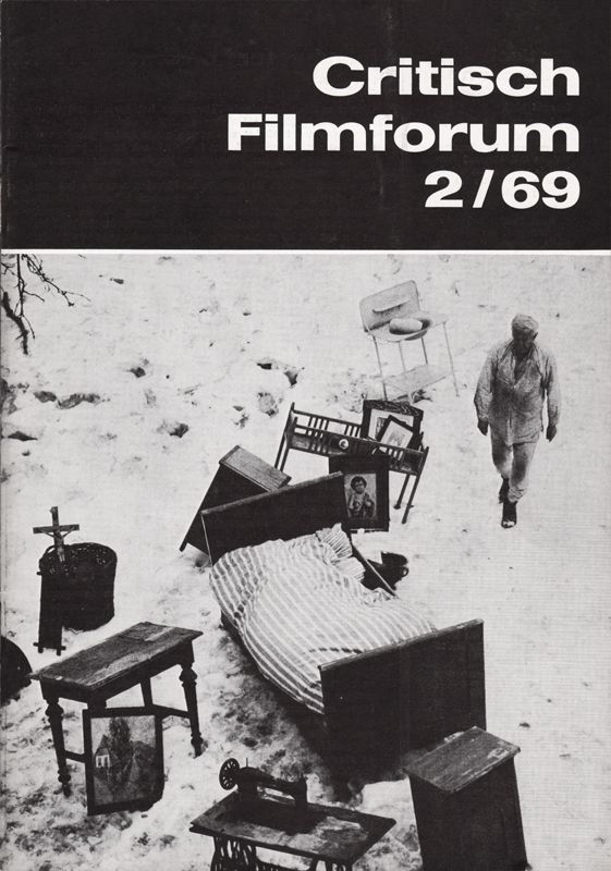 CRITISCH FILMFORUM magazine side cover  February 1969