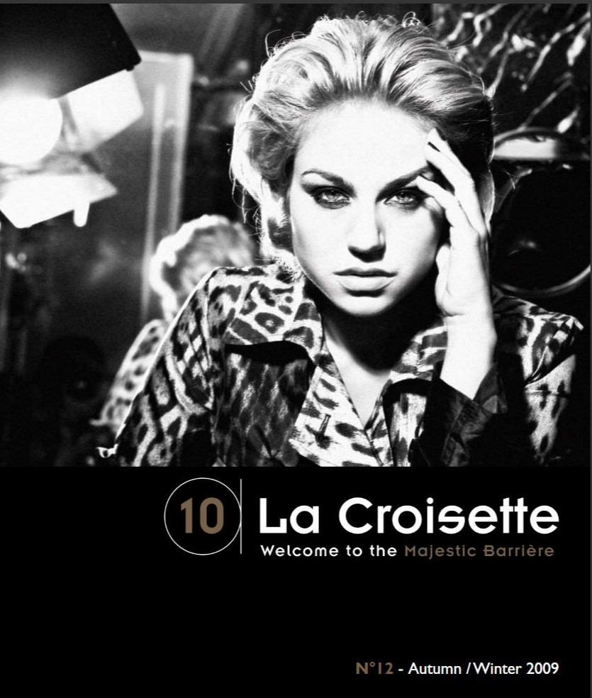 10 LA CROISETTE magazine side cover Issue 12 Autumn 2009