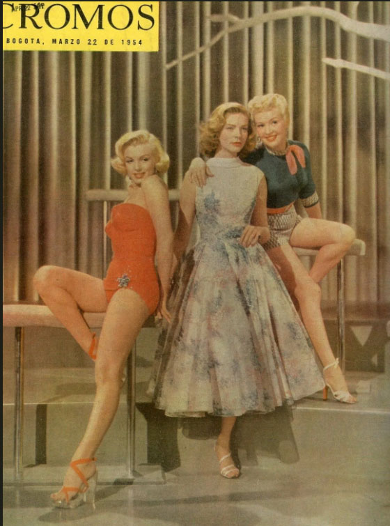 CROMOS magazine side cover  March 1954