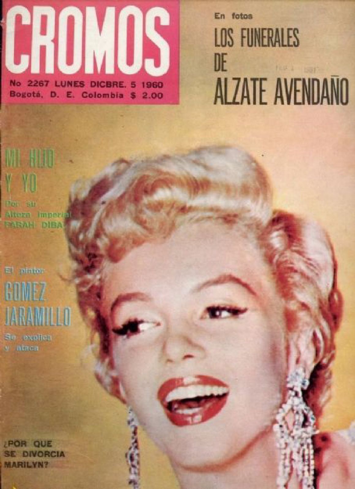CROMOS magazine side cover Issue 2267 5 December 1960