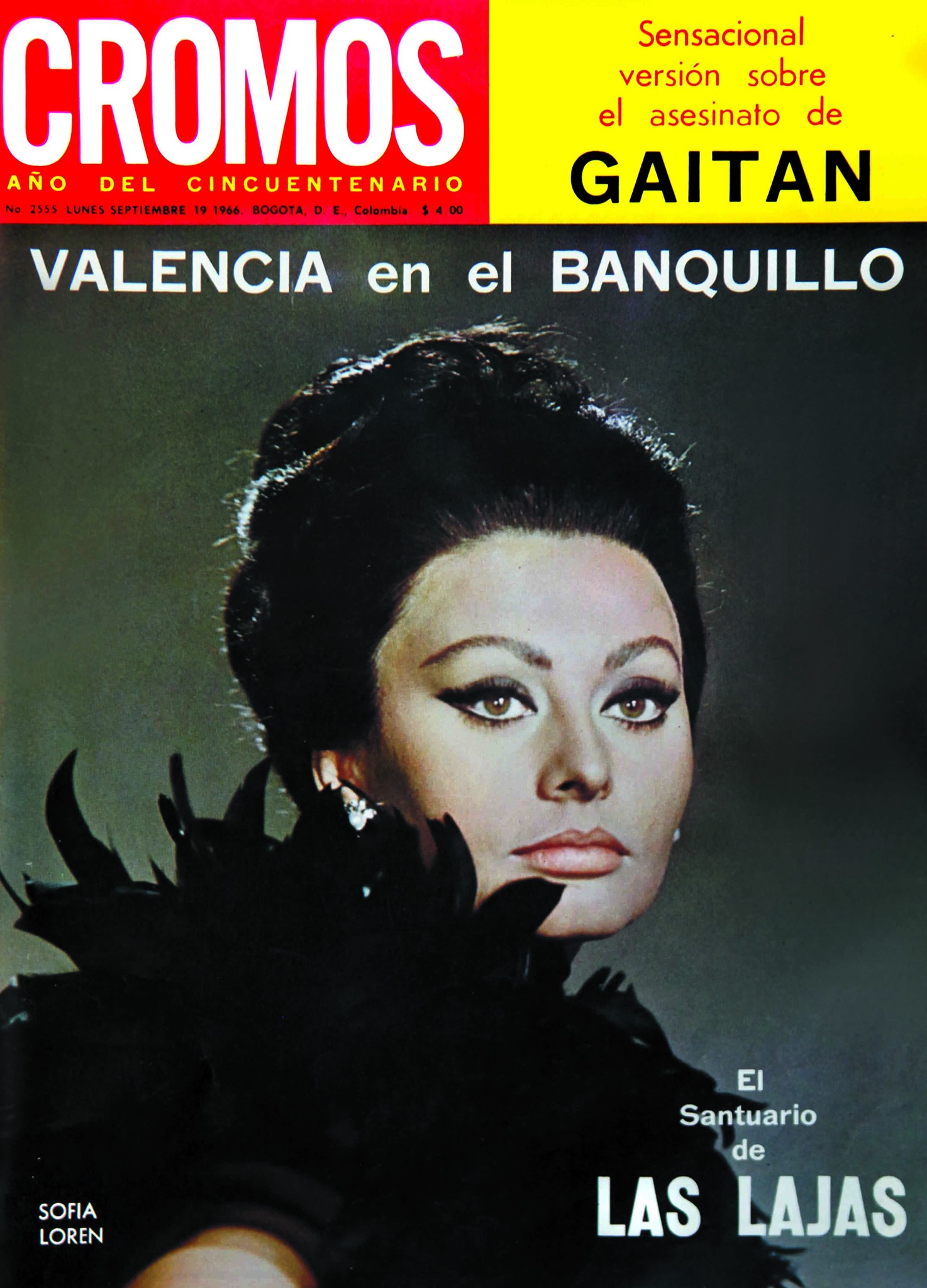 CROMOS magazine side cover Issue 2555 19 September 1966