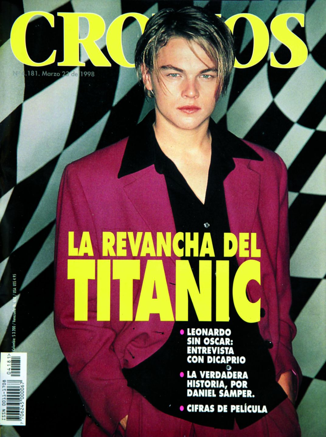 CROMOS magazine side cover Issue 4181 23 March 1998