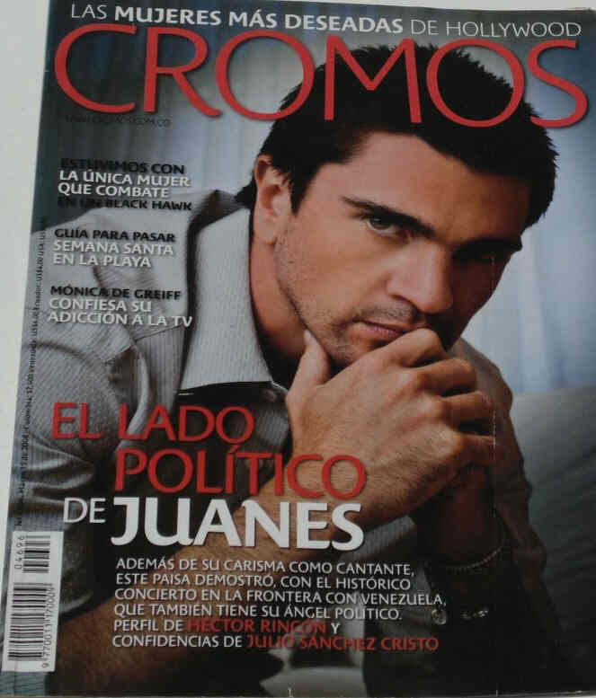CROMOS magazine side cover 15 March 2008
