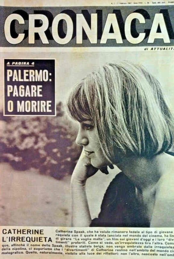 CRONACA magazine side cover Issue 7 17 February 1962