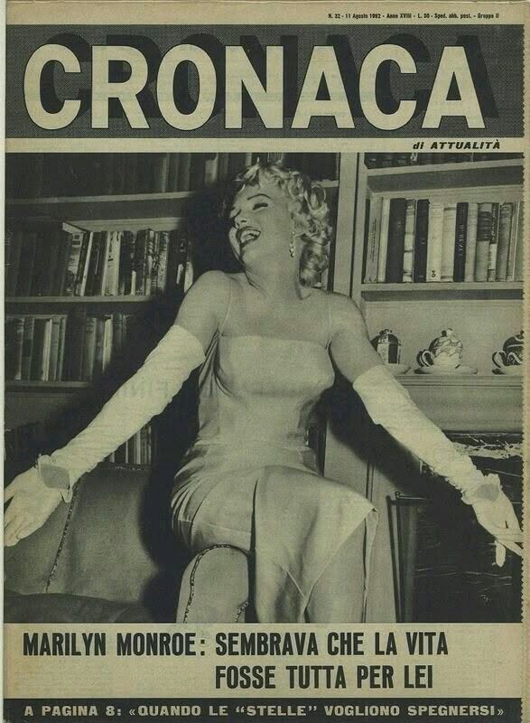 CRONACA magazine side cover Issue 32 11 August 1962