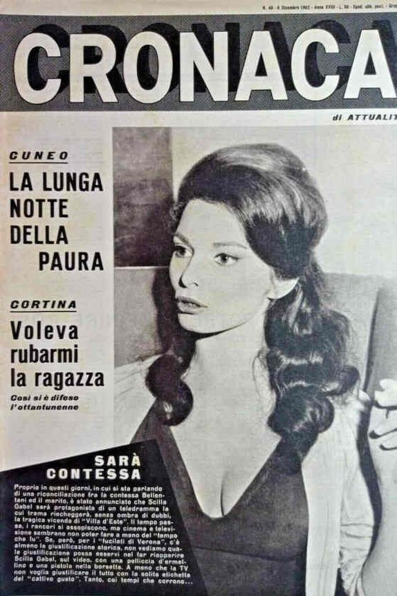 CRONACA magazine side cover Issue 49 8 December 1962