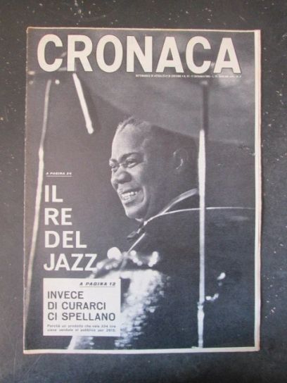 CRONACA magazine side cover Issue 37  September 1965