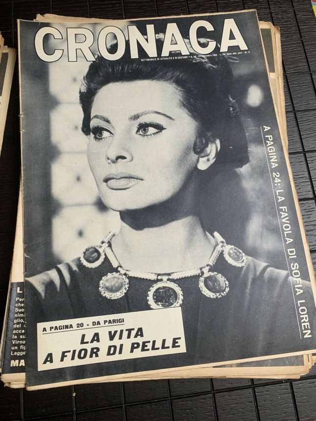 CRONACA magazine side cover Issue 48 27 November 1965