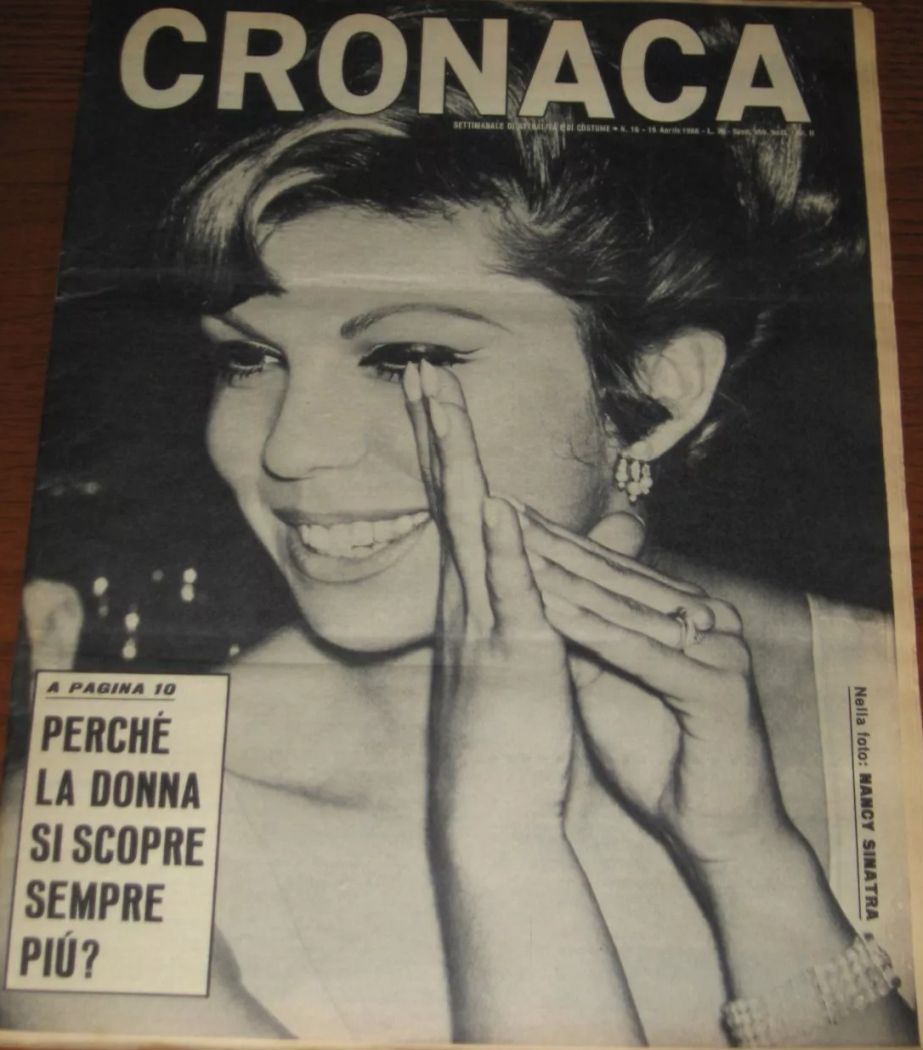 CRONACA magazine side cover  April 1966