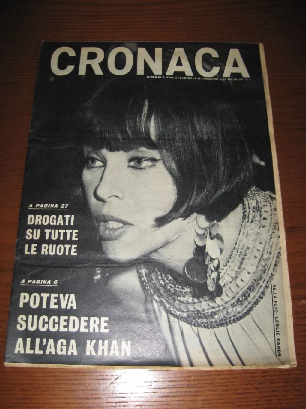 CRONACA magazine side cover  May 1966