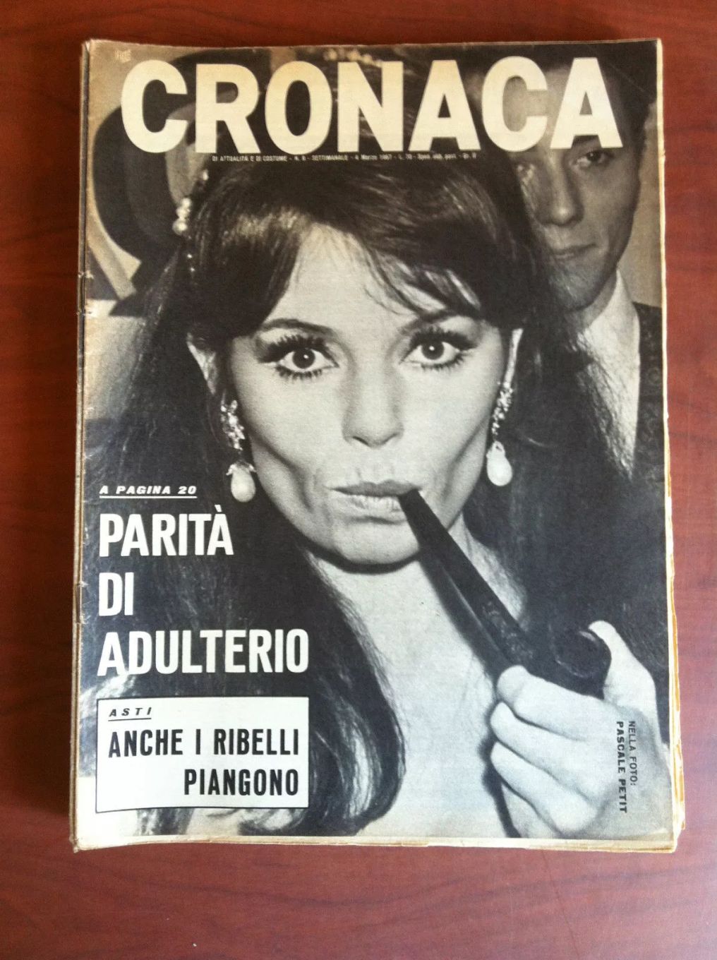 CRONACA magazine side cover Issue 9 4 March 1967