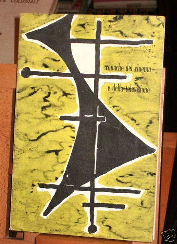 CRONACHE DEL CINEMA E DELLA TELEVISIONE magazine side cover Issue 20  1957