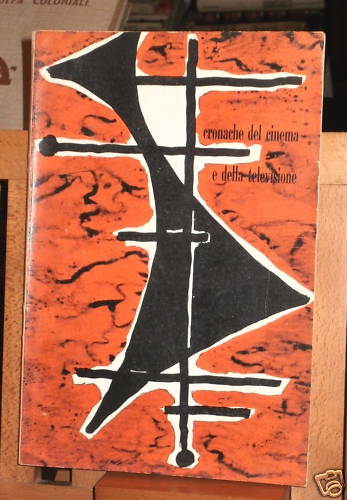 CRONACHE DEL CINEMA E DELLA TELEVISIONE magazine side cover Issue 21  1957