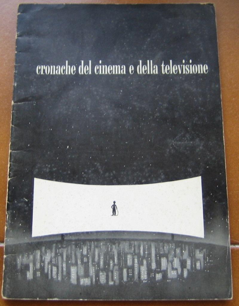 CRONACHE DEL CINEMA E DELLA TELEVISIONE magazine side cover Issue 2  1955