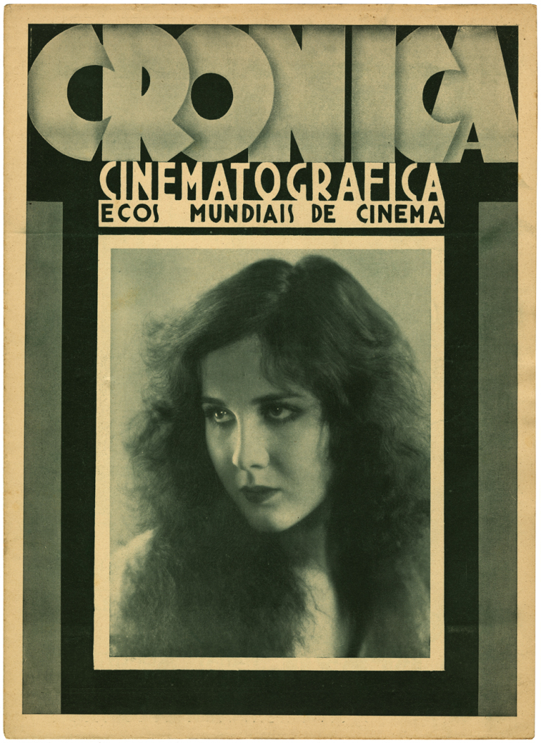 CRONICA CINEMATOGRAFICA magazine side cover Issue 1 15 April 1930