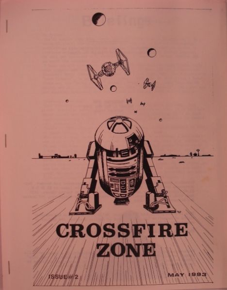 CROSSFIRE ZONE magazine side cover Issue 2 May 1993