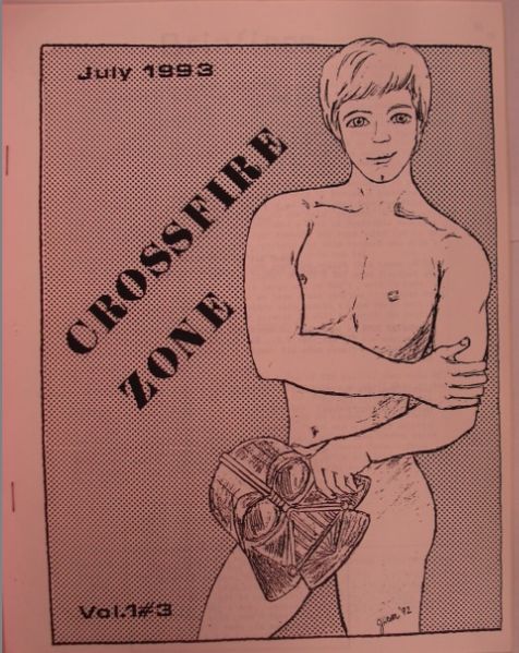 CROSSFIRE ZONE magazine side cover Issue 3 July 1993