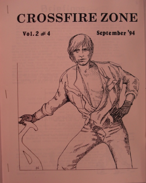 CROSSFIRE ZONE magazine side cover Issue 9 September 1994