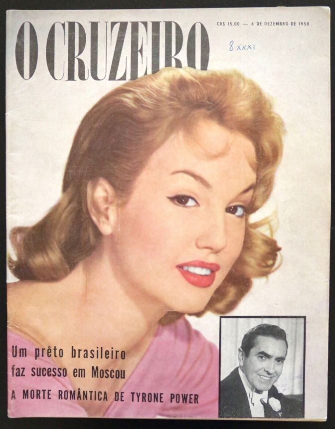 O CRUZEIRO magazine side cover 6 December 1958