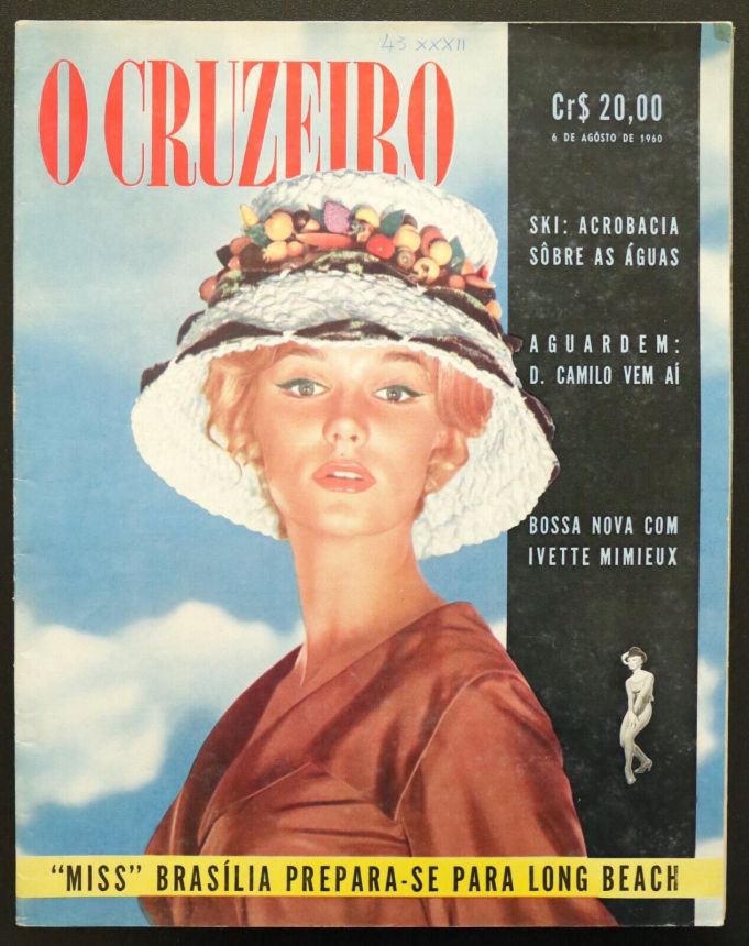 O CRUZEIRO magazine side cover 6 August 1960