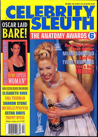 CELEBRITY SLEUTH magazine side cover Issue 72 Vol 10 #2 1996