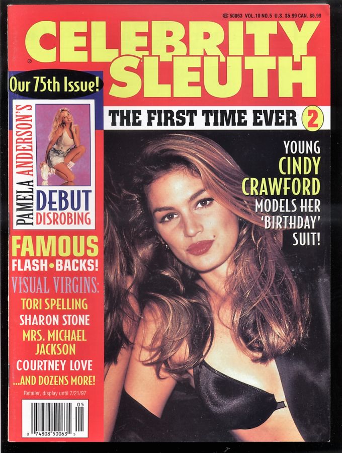 CELEBRITY SLEUTH magazine side cover Issue 75 Vol 10 #5 1997