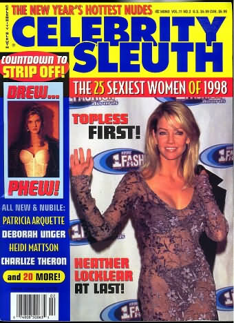 CELEBRITY SLEUTH magazine side cover Issue 81 Vol 11 #2 1998
