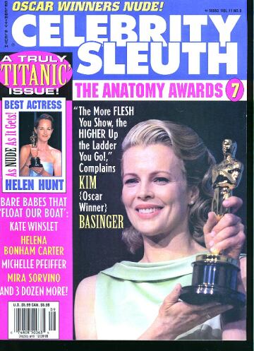 CELEBRITY SLEUTH magazine side cover Issue 88 Vol 11 #9 1998
