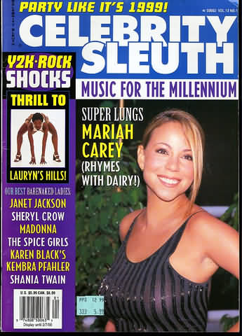 CELEBRITY SLEUTH magazine side cover Issue 98 Vol 13 #1 1999