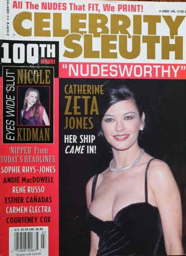 CELEBRITY SLEUTH magazine side cover Issue 100 Vol 13 #3 2000