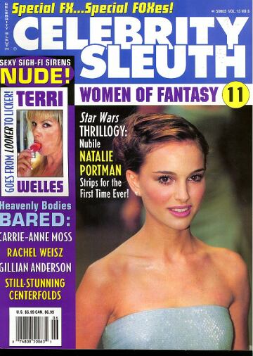 CELEBRITY SLEUTH magazine side cover Issue 103 Vol 13 #6 2000