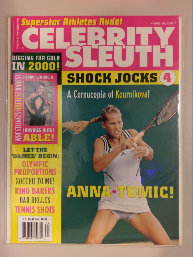 CELEBRITY SLEUTH magazine side cover Issue 104 Vol 13 #7 2000