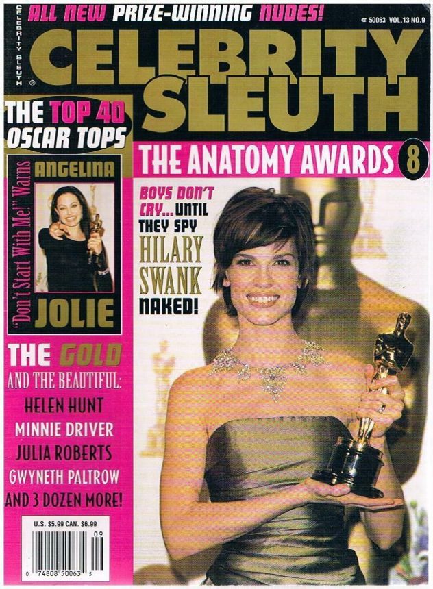 CELEBRITY SLEUTH magazine side cover Issue 106 Vol 13 #9 2000