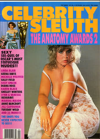 CELEBRITY SLEUTH magazine side cover Issue 14  Vol 3 # 4  1990