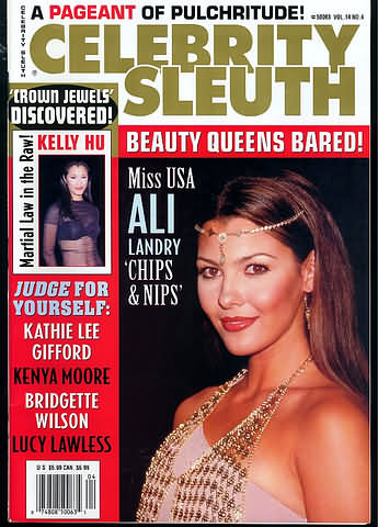 CELEBRITY SLEUTH magazine side cover Issue 110 Vol 14 #4 2001