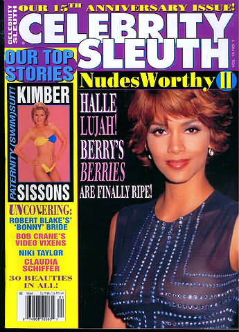 CELEBRITY SLEUTH magazine side cover Issue 116 Vol 15 #1 2002